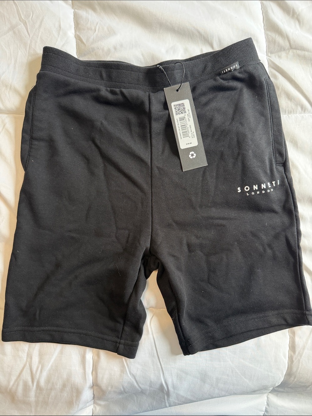 NWT boys sonneti London Black Athletic Shorts